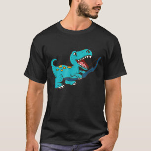 T-shirt Dinosaure de tir à l'arc