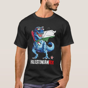 T-shirt Dinosaure Drapeau Palestinien Fière