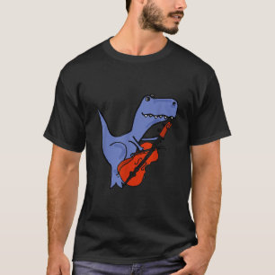 T-shirt Dinosaure Drôle Jouer Cello