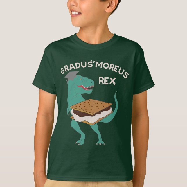 T-shirt Dinosaure drôle Smores d'obtention du diplôme de (Devant)