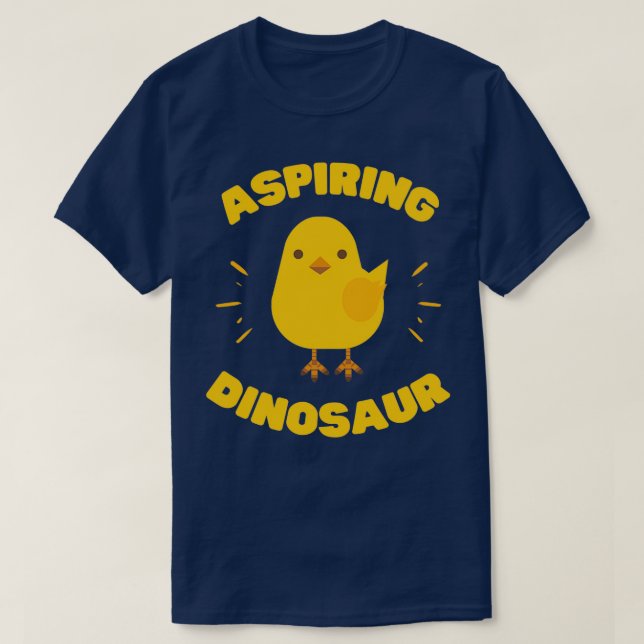 T-shirt Dinosaure en spirale Drôle (Design devant)