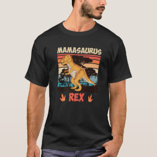 T-shirt dinosaure enfants mamasaurus rex mère maman 2