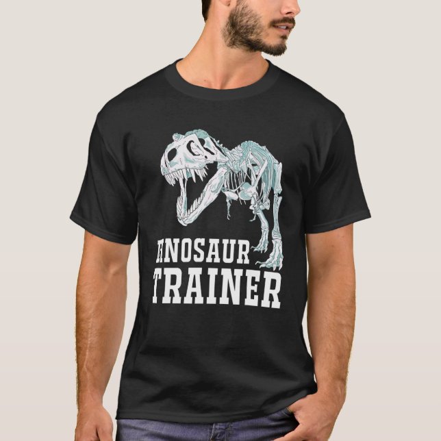 T-shirt Dinosaure Entraîneur Rex Costume d'Halloween Xmas  (Devant)