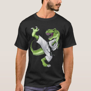 T-shirt Dinosaure Karaté T-Rex