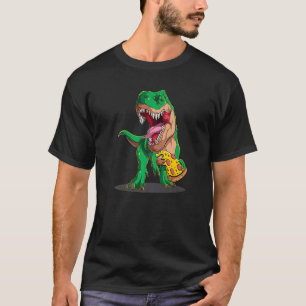 T-shirt Dinosaure Manger Pizza Slice Pizzasaurus Dino Nour