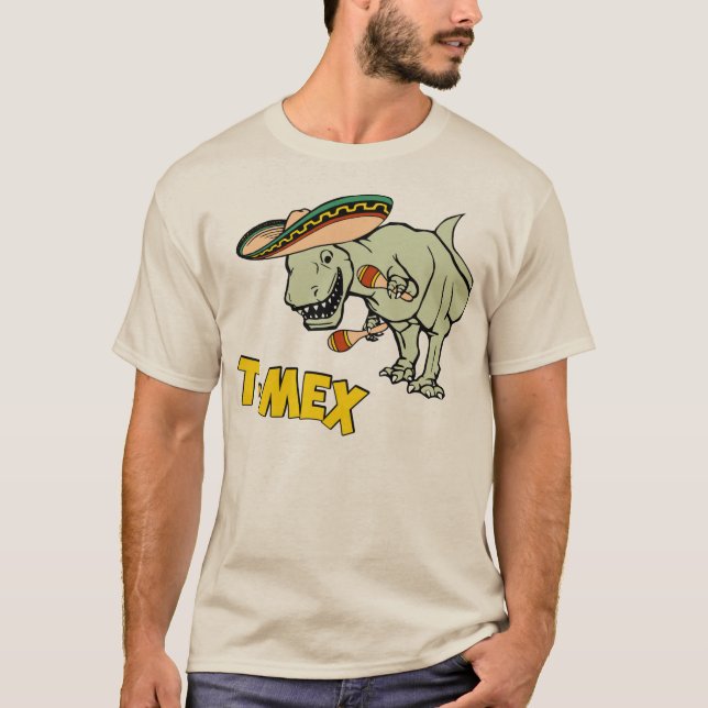 T-shirt Dinosaure mexicain de Tyrannosaurus de T-Mex T-Rex (Devant)