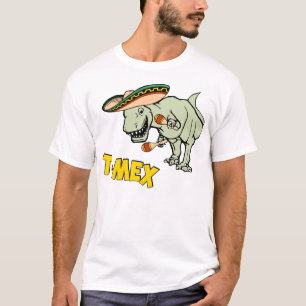 T-shirt Dinosaure mexicain de Tyrannosaurus de T-Mex T-Rex