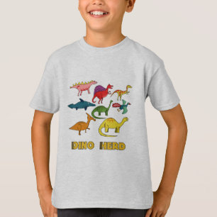 T-shirt Dinosaure multicolore
