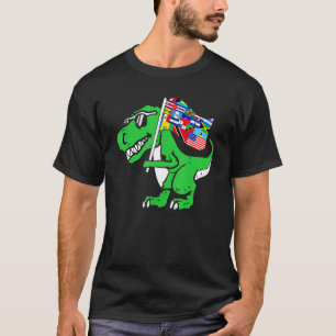T-shirt Dinosaure Pays Latine Drapeau Patrimoine Hispaniqu