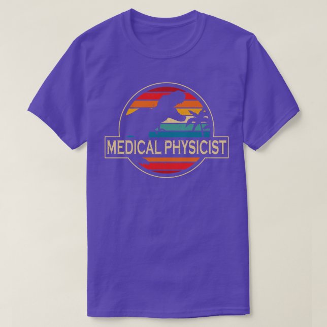 T-shirt Dinosaure, physicien Médicale (Design devant)
