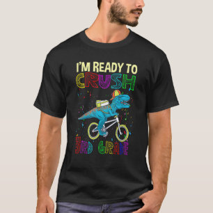 T-shirt Dinosaure Retour À L'École Je suis prêt à écraser