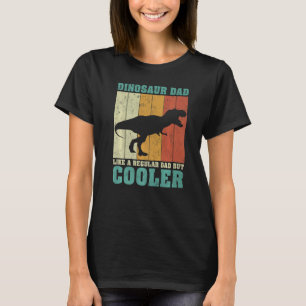 T-shirt Dinosaure Rétro Vintage Papa Comme Un Papa Régulie