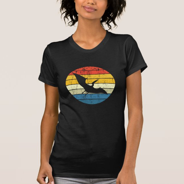 T-shirt Dinosaure rétro Vintage Pterodactyle (Devant)