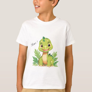 T-shirt Dinosaure sauvage zoo de la jungle Anniversaire ga