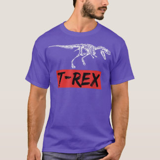T-shirt Dinosaure T Re Bones Skeleton