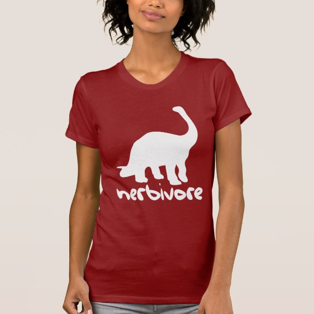 T-shirt Dinosaure végétalien (Devant)