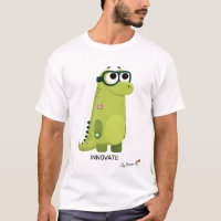 Dinosaure vert avec lunettes | INNOVATION - Par co