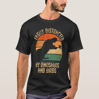 T-shirt Dinosaure vintage Facilement Distrait Par Les Dino
