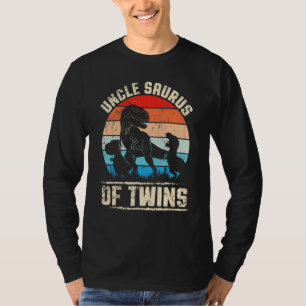 T-shirt Dinosaures Dansant Ensemble Bonne Tante Oncle Saur