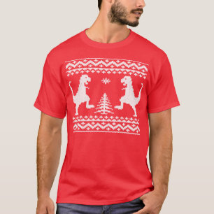 T-shirt Dinosaures laids de Noël