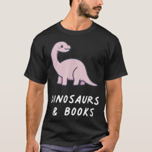 T-shirt Dinosaures & Livres Kawaii Lover Anime Pastel Goth