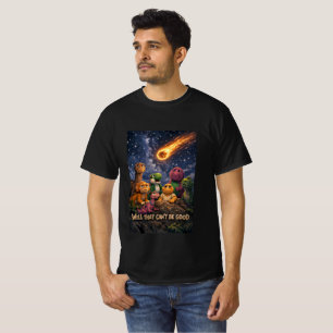 T-shirt Dinosaures regardant un météore entrant