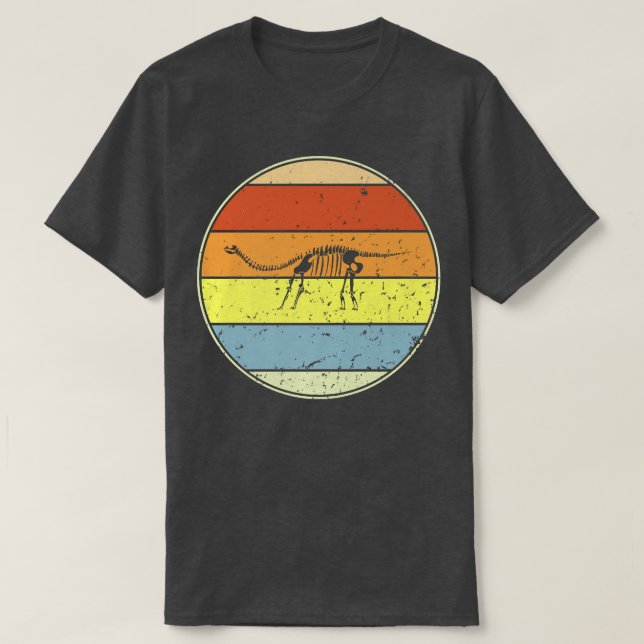 T-shirt DinosauresSkeletons rétro DinosauresSkeletons vint (Design devant)