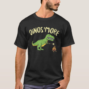 T-shirt Dinosmore Funny Dino Smore Camping Dinosaur Camp C