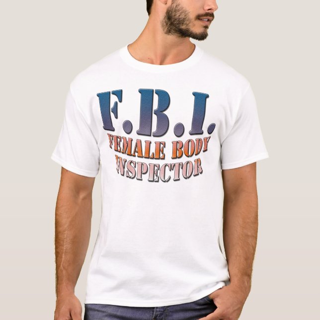 T-shirt d'inspecteur de corps féminin (Devant)