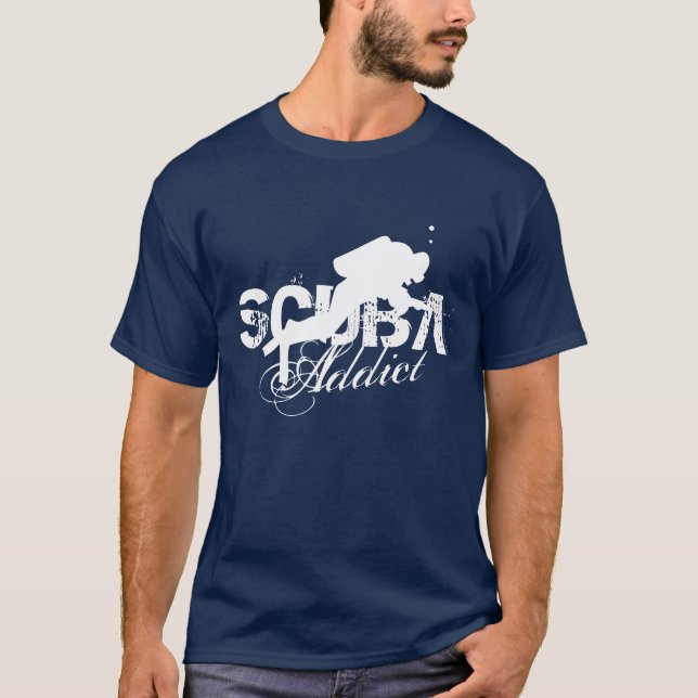 T-shirt d'intoxiqué de plongée à l'air (Devant)