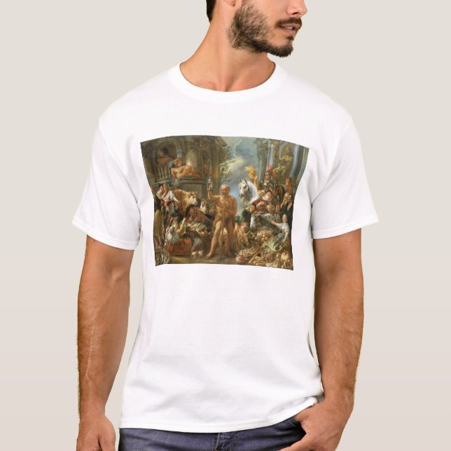 T-shirt Diogène recherchant un homme honnête, c.1650-55 (o (Devant)