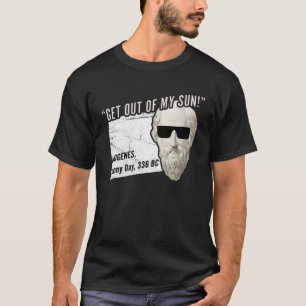 T-shirt Diogenes Sunny Philosophy Cadeau étudiant