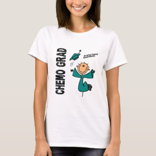 T-shirt DIPLÔMÉ 1 de CHIMIO de Cancer ovarien