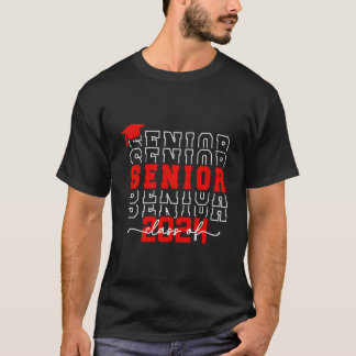 T-shirt Diplômé 24 Promotion 2024 Rentree Scolaire Diplôme