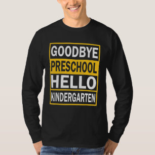 T-shirt Diplôme d'adieu préscolaire Bonjour maternelle 2