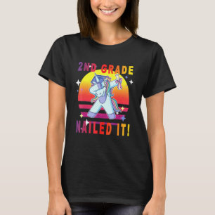 T-shirt Diplôme de 2e année Magical Dabbing Unicorn 2e G