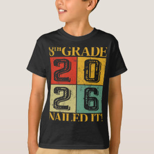 T-shirt Diplômé de 8e année C'était parfait Remise des dip