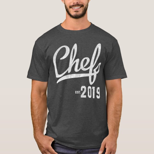 T-shirt Diplôme de chef École culinaire Cadeau (Devant)