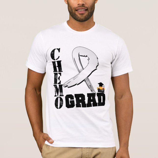 T-shirt Diplômé de chimio de cancer de poumon (Devant)