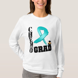 T-shirt Diplômé de chimio de Cancer ovarien