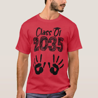 T-shirt Diplômé de la maternelle de la promotion 2035 Dipl