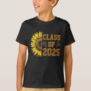 T-shirt Diplômé de la promotion 2025 Tournesol de la remis