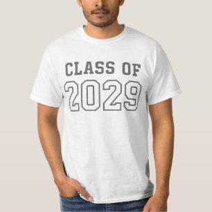 T-shirt Diplômé de la promotion 2029 Gif année senior fu
