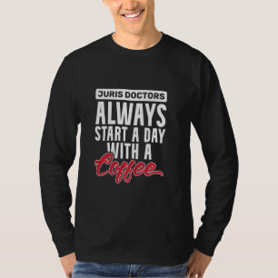 T-shirt Diplômé de l'école de droit qualifié de l'examen d