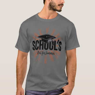 T-shirt Diplômé de l'école La classe sort pour l'été ven