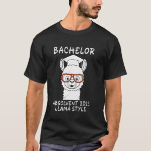 T-shirt Diplôme de Licence ABSOLVENT DE LICENCE 2025 LLAMA