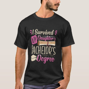 T-shirt Diplôme de licence J'AI SURVÉCU AU BACHELOR DE MA