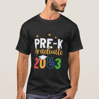 T-shirt Diplômé de pré-maternelle Diplômé de pré-maternell