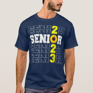 T-shirt Diplôme de tournesol Classe supérieure de 2023 2e 