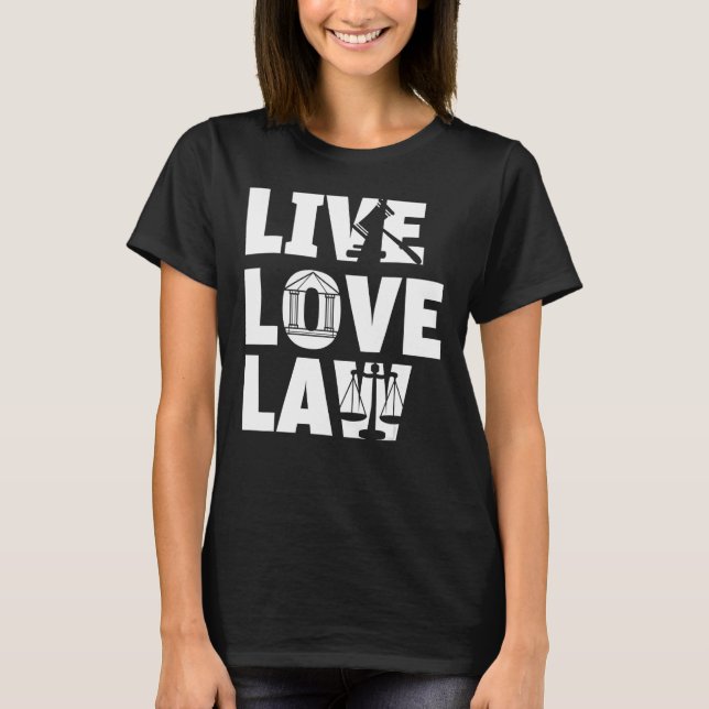 T-shirt Diplôme d'études de droit étudiant en droit faux p (Devant)